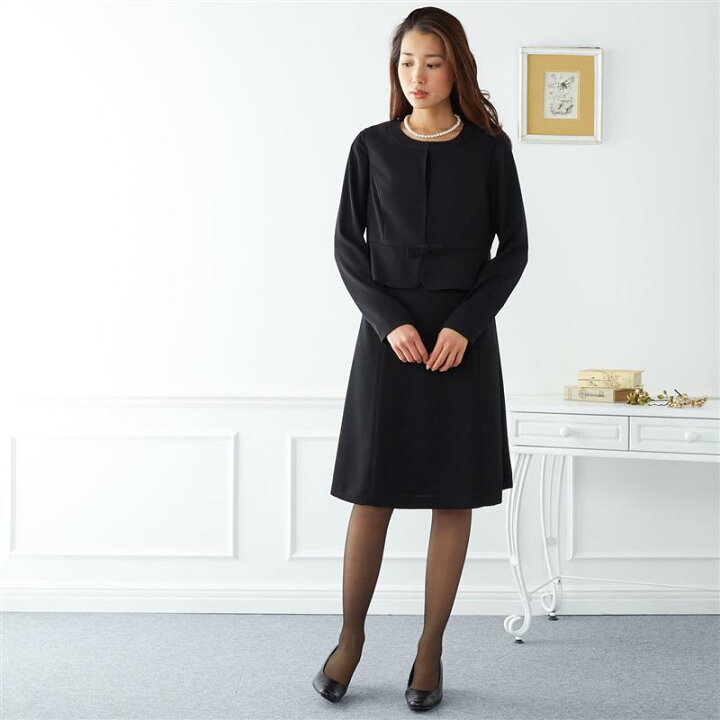 楽天市場】【ベルメゾン】 アンサンブル風ワンピース[喪服・礼服  