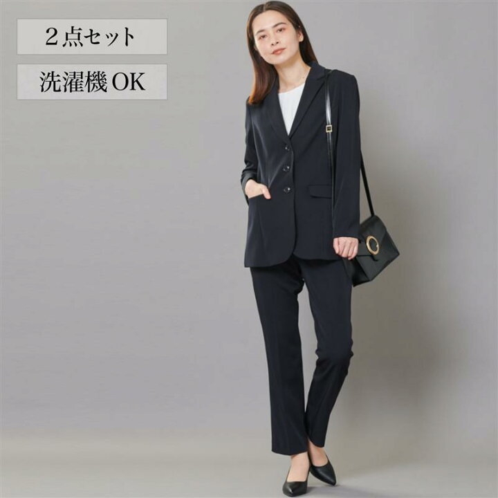 楽天市場】【ベルメゾン】 ジャケット＆パンツセットスーツ ◇ 7AR 9AR  