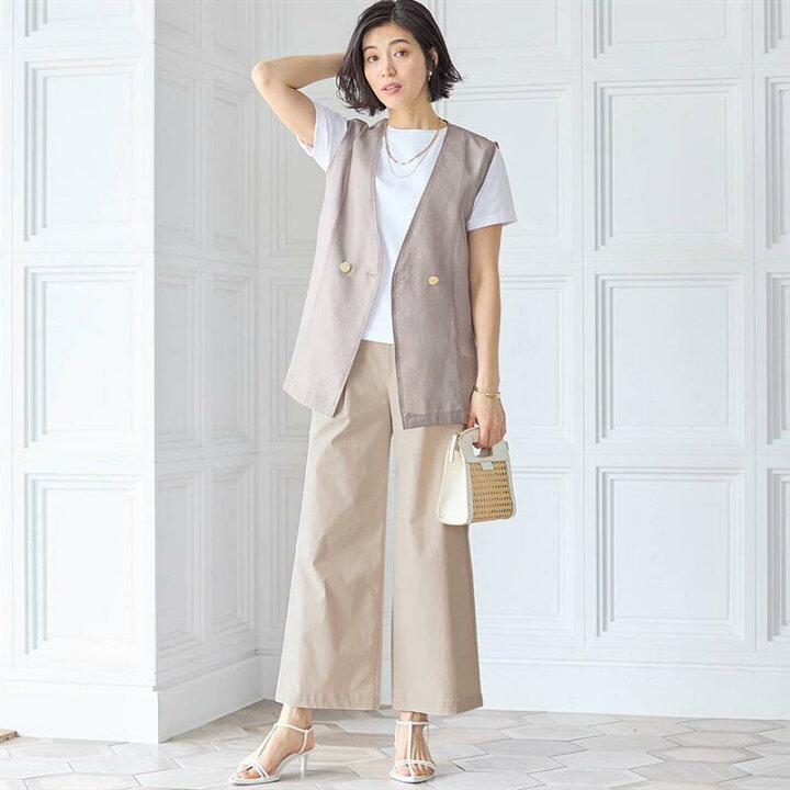 楽天市場】【特別価格・送料無料!4/27 23:59まで】 夏 リネン混 ワイド 