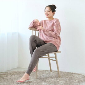 【新色追加】【ベルメゾン】たっぷりコットンのやわらかパジャマ ◆ S M L LL ◆◇ パジャマ 部屋着 ルームウェア レディース かわいい 花柄 綿100 上下 セット 通年使える 春 寒暖差 リラックス 長袖 長ズボン ベルメゾン リユアーズ ◇