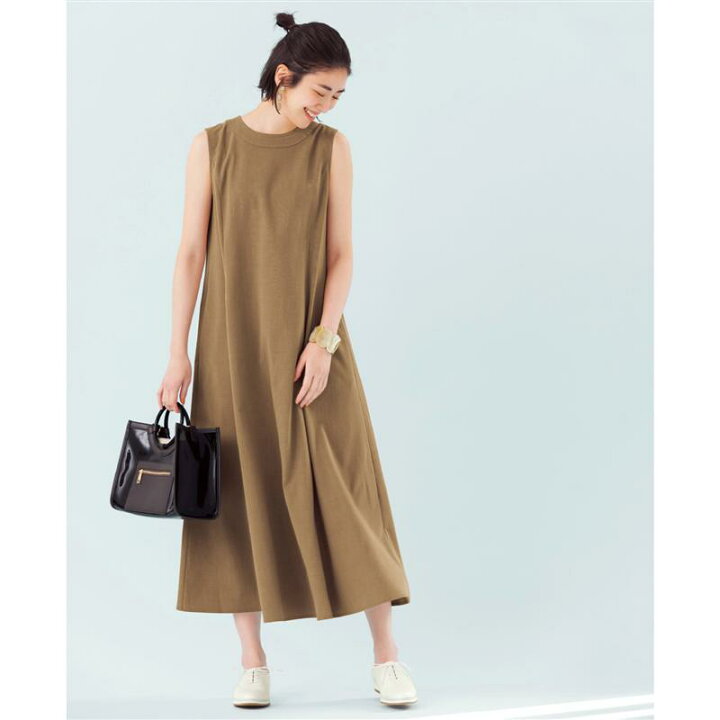 楽天市場 Belle Maison ベルメゾン スタイルノート Stylenote 撥水ワンピース ベージュ S M L Ll ワンピース レディース 女性 撥水 春夏 夏 ワンピ ロングワンピース ロング レディースワンピース ベルメゾン 大人ファッション