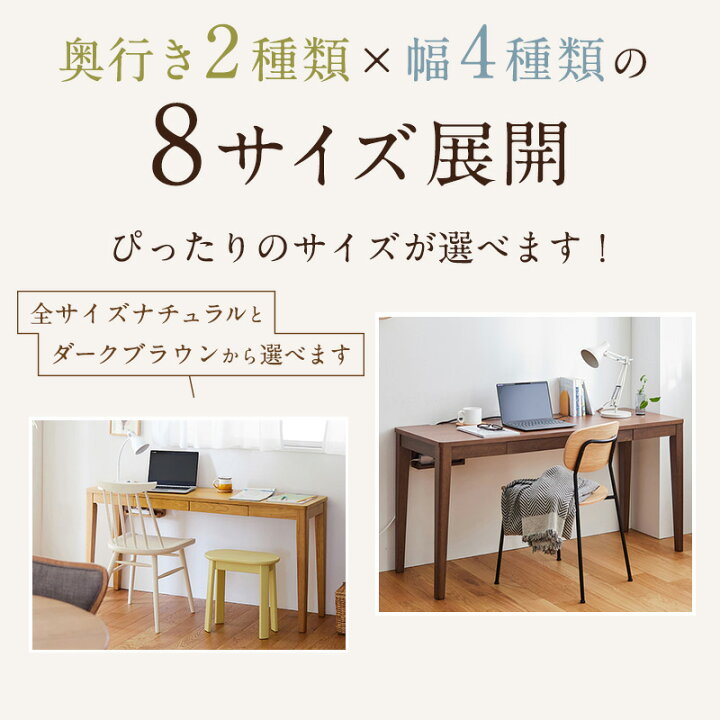 楽天市場】パソコンデスク 引出し付き 木製 | Hタイプ 幅140cm 奥行 