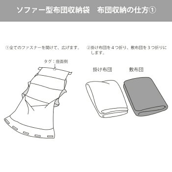 楽天市場 ベルメゾン もっとソファーになる布団収納袋 ベージュ 布団一式 用 ソファ型 家具 収納 クローゼット 押入 布団 衣替え ソファー 敷布団 掛け布団 カバー 省スペース 布団一式 布団収納 客用 家具 インテリアのベルメゾン