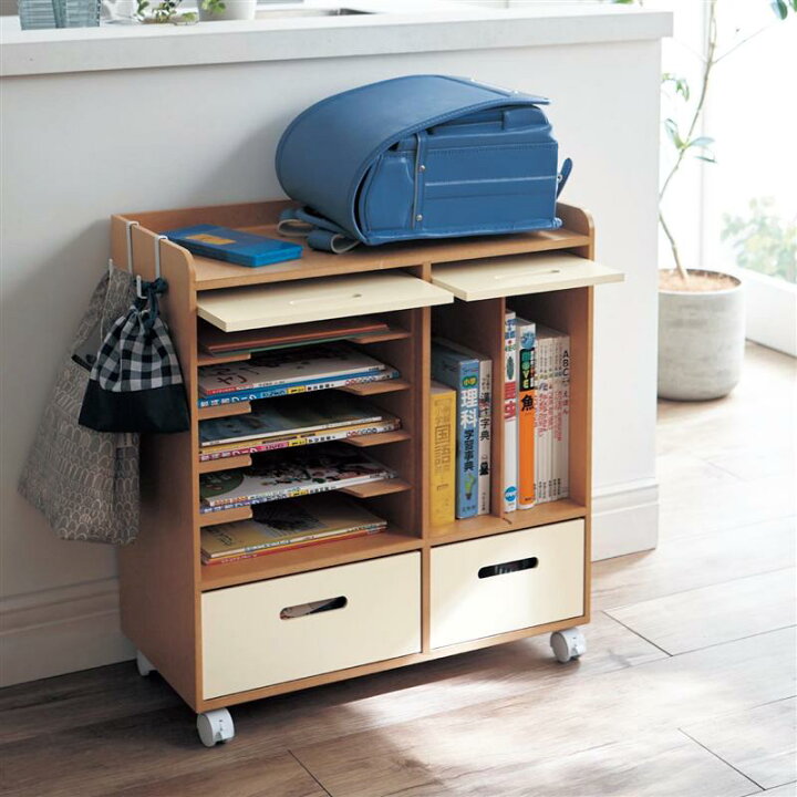 楽天市場 ベルメゾン 自分で収納ラック コンパクト ナチュラル ｄ 家具 収納 子ども 子供 キッズ ランドセル ラック 入学 入園 学習 勉強 教科書 宿題 リビング 家具 インテリアのベルメゾン