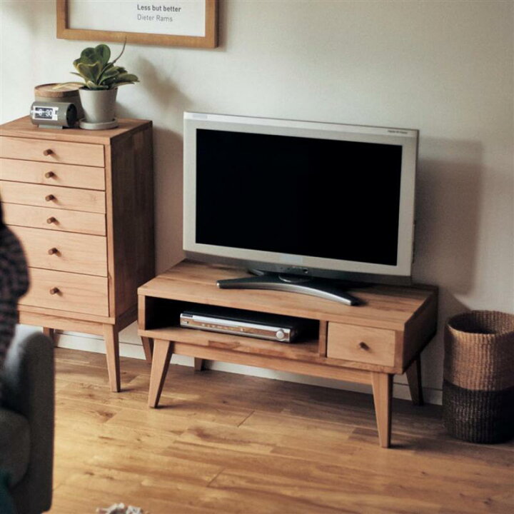 楽天市場】ベルメゾン 天然木アルダー材でつくったテレビラック 