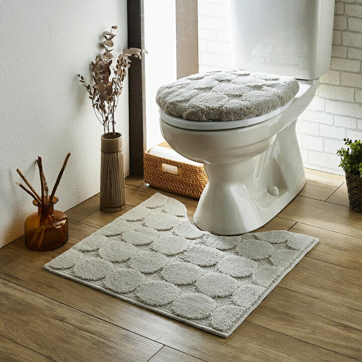 楽天市場】抗菌 防臭 サークル柄 トイレマット（単品）◇ 標準マット 