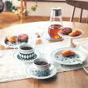 【店内ほぼP5倍! ~2/11 23:59】レトロなフラワー柄のティータイム食器ペアセット ◆ デイジー ブロッサム ◆ ◇ キッ…