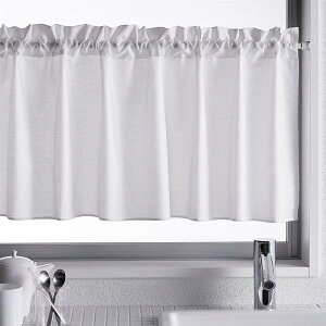 【P10倍~11/4 19:59】UVカット・遮熱・遮像カフェカーテン(小窓カーテン) | 約60×90×1枚 | ファブリック カフェカーテン のれん 暖簾 仕切り 目隠し カーテン 新生活 ホワイト オレンジ チャコ