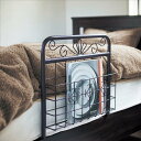 【店内ほぼ全品P10倍!~12/11(木)01:59】ベッドガード マガジンラック付き ◆ 高さ45cm 幅50cm 奥行40cm ホワイト ブラウン ◆◇ ベッド用 布団ずれ防止 掛け布団ずれ防止 寝室 収納 収納用品 小物収納 新生活 1人暮らし ベルメゾン ◇