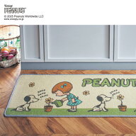 スヌーピー プリント キッチン マット | 44×150cm | キッチンマット カーペット 敷き物 敷物 敷きもの …