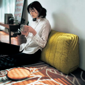 ベルメゾン カバーリングウォールクッション ベージュ 「 ベージュ チャコールブラウン イエローグリーン 」◆ 90 ◆(幅(cm))◇ 家具 ファニチャー ソファ オットマン 椅子 イス いす 新生活 ◇