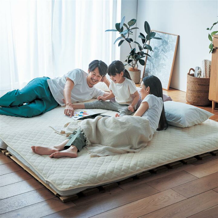 楽天市場】ベルメゾン 軽量！ロール式桐すのこベッド 「シングル 