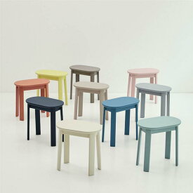 【店内ほぼP10倍!11/4(火)20:00〜11/11(火)01:59】スツール チェア 楕円形 ◆ 幅42cm 奥行25cm 高さ42cm ◆ アイボリー ベージュ シェルピンク ピスタチオ レモンイエロー ◇ 楕円 椅子 イス いす キッチン 来客用 新生活 おしゃれ お洒落 省スペース オットマン