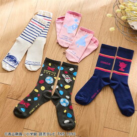 名探偵コナン レディース クルー丈 ソックス | 23~25cm (ワンサイズ) | 江戸川コナン 怪盗キッド シンプル おしゃれ お洒落 可愛い かわいい レディース 女性 インナー インナーウェア