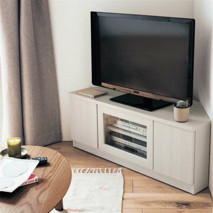楽天市場】ベルメゾン 省スペースコーナーテレビ台［日本製 