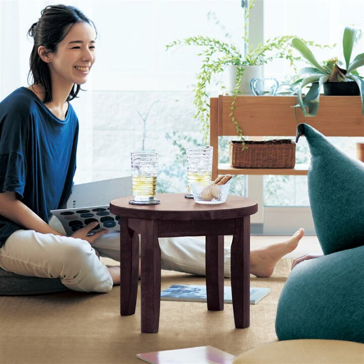 楽天市場】ベルメゾン あたらしくて懐かしい。ミニちゃぶ台 ◇ 家具 