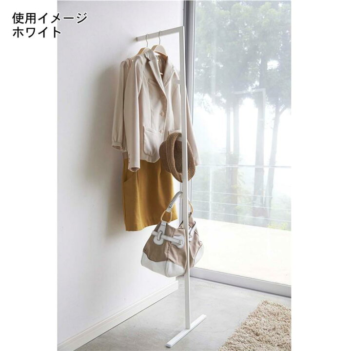 楽天市場 500円offクーポン レビュー記載でプレゼント ベルメゾン 立て掛け式コートハンガー ブラック ブラック 収納 収納用品 ハンガーラック ポール ポールハンガー ラック ハンガー掛け ハンガーかけ 新生活 家具 インテリアのベルメゾン