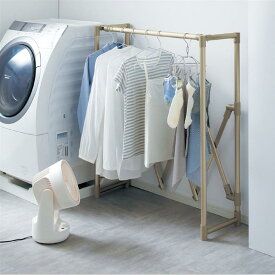 【店内ほぼP10倍! ~3/11 9:59】伸縮 軽量 省スペース 壁寄せ 物干し | 1段タイプ 奥行31cm 高さ106cm 幅92〜145cm | アルミ 洗濯 ランドリー 物干し 物干し竿 物干し台 物干 ものほし 新生活 洗濯物 おしゃれ お洒落 梅雨 台風