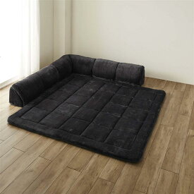 【20%OFF! 1/9 20:00-1/16 9:59】【LINE友達追加でクーポンGET】 ラグ厚さ4cm あったか なめらか コーナーローソファ | 大タイプ | 床暖房OK ホットカーペットOK グータラグ メルトロ ローソファー おしゃれ ごろ寝 フロアマット ラグ ラグソファ こたつ用