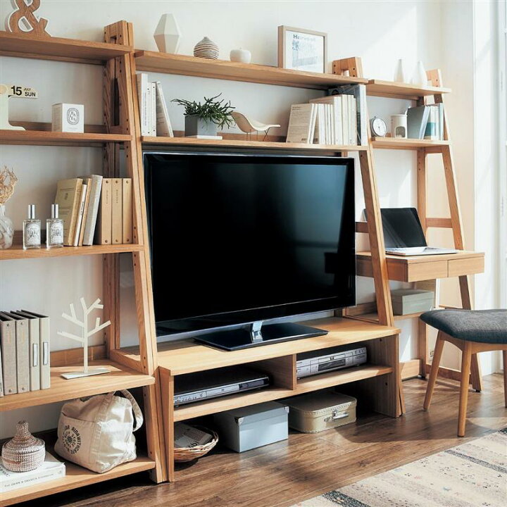 楽天市場】壁面テレビ台 ◇ 幅120cm ◇ ◇ ベージュ ブラウン 収納 