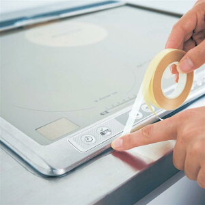 ベルメゾン IH調理器の保護テープ ◇ 保護テープ IH コンロ キッチン 掃除道具 すき間 テープ 隙間テープ 掃除テープ 日本製 汚れ防止 保護シールマスキング キッチンテープ 防汚 コンロ周り