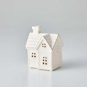 【P10倍~11/4 19:59】あたたかい光の セラミック LED ランプ | ハウスB ハウスC 表面:ツヤツヤなし仕様 電池LR44 3個使用 (テスト用付属) | クリスマス ホリデー