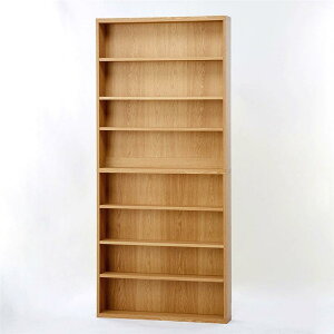 突っ張らずに取り付けられる 薄型 本棚 | 幅80cm 奥行14.5cm 高さ180cm | 突っ張らない 壁活 DIY リノベ 収納 収納 収納用品 収納家具 ラック シェルフ 棚 たな 新生活 シンプル おしゃれ 木製