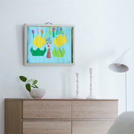 【TVで紹介されました】ベルメゾン 飾れる作品収納 八つ切りサイズ | 外寸幅42.8cm 高さ30.7cm 厚さ2.5cm | 日本製 箱型フレーム 作品収納ファイル 作品 収納 収納箱 ファイル 文具 アルバム メモリアル 記念