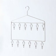 【10%OFF! 3/3 20:00-3/11 9:59】コンパクト スリム ピンチハンガー | 幅43cm 奥行4.7cm 高さ約47cm 約32…