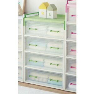 キッズ チェスト ◆ 4段: 幅60cm 奥行41.5cm 高さ90cm ◆ ◇ タンス 引き出し 収納ケース 衣装ケース 押し入れ 子供部屋 衣類収納 収納用品 キッズ用 子供用 キッズ 子供 ペット プラスチック ベ