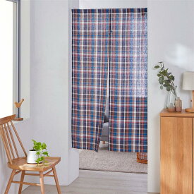 ベルメゾン ラブザリネン/Love the Linen 先染めフレンチリネンののれん ◆約85×150cm◆ ◇ ファブリック カフェカーテン のれん 暖簾 仕切り 目隠し カーテン 新生活 ◇