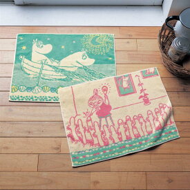 ベルメゾン ムーミン/MOOMIN ボリューム タオルバスマット2柄セット「ムーミン」 ◆ Bセット Cセット ◆ ◇ ミィ フローレン ニョロニョ ロマット お風呂場 洗面所 ファブリック バス バスマット 浴室マット 足拭きマット 足ふきマット 浴室足ふきマット 新生活 ◇