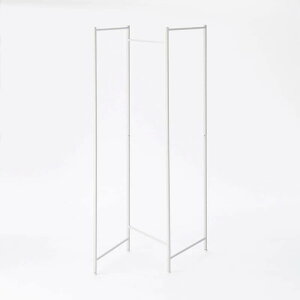 【4cmに折りたためる】 スタイリッシュ 室内物干し3連 屏風型 ◆ 幅50cm 奥行2cm 高さ144.5cm ◆ グレー ◇ 洗濯 ランドリー 物干し 洗濯用ハンガー 洗濯ハンガー ハンバー 新生活 シンプル おしゃ