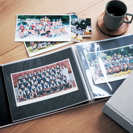 【200円OFFクーポン! 1/24 20:00~1/29 01:59】生地張り表紙 大判写真 対応 アルバム | 収納可能写真サイズ: 21×25cm以内 / 本体: 23cm 30.8cm 厚さ4.2cm | 集合写真 雑貨 文房具 文具 アルバム 写真アルバム フォトアルバム 写真 メモリアル