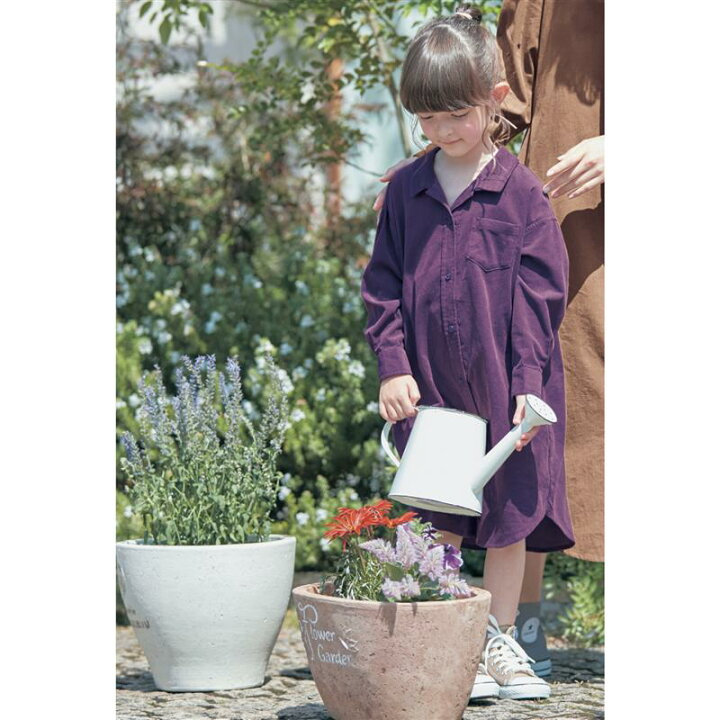 楽天市場 ベルメゾン 親子おそろい キッズ 七分丈 コーデュロイ シャツ ワンピース パープル 140 150 子供服 子供 服 子供用品 女の子 子供用 ベルメゾン ママ