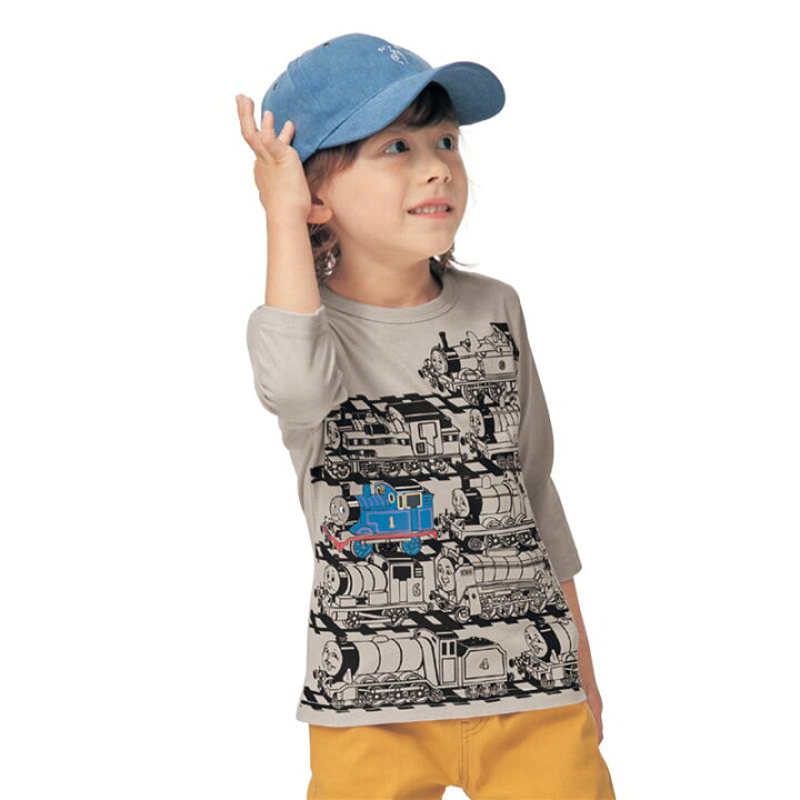 楽天市場 ベルメゾン 七分袖 Tシャツ グレージュ 80 90 100 110 1 130 子供服 子供 服 通園 通学 登校 小学校 保育園 幼稚園 男の子 女の子 子供用 Tシャツ 小学生 ベルメゾン ママ