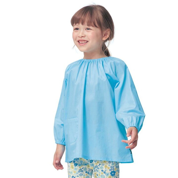楽天市場 ベルメゾン 外遊びに 撥水 シンプルデザイン スモック サックス 80 90 100 110 1 130 子供服 子供 服 通園 通学 登校 小学校 保育園 幼稚園 男の子 女の子 子供用 Tシャツ 小学生 ベルメゾン ママ