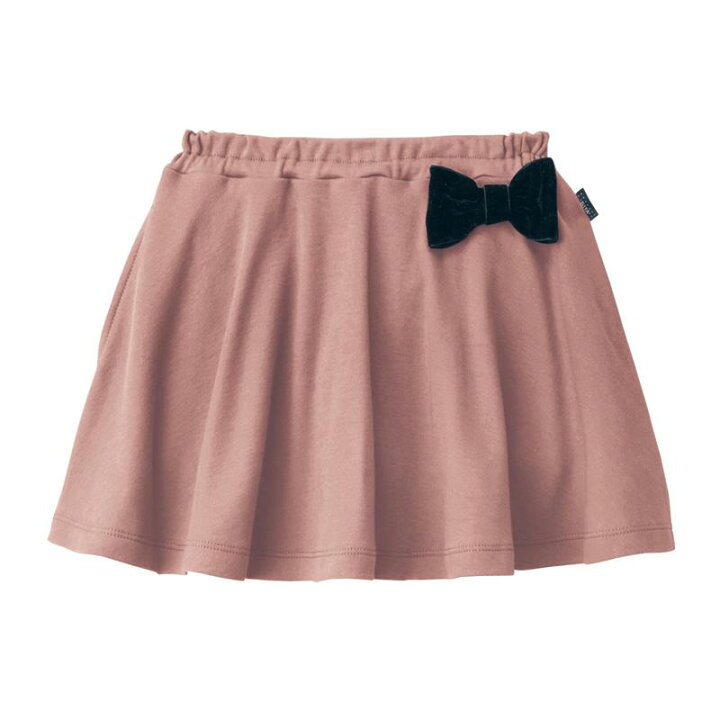 楽天市場 ベルメゾン インナーパンツ付き リボン フレア スカート スモーキーピンク 80 90 100 110 1 130 子供 服 キッズ ガールズ ボトムス おしゃれ かわいい 小学生 ベルメゾン ママ