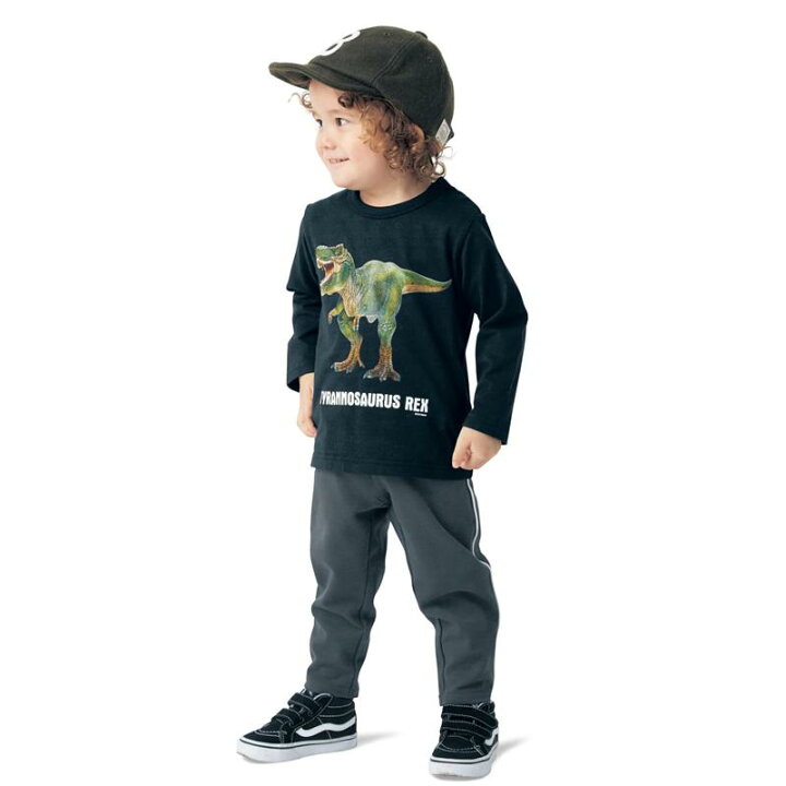 楽天市場 ベルメゾン シュライヒ Schleich リアル恐竜プリント 長袖 ｔシャツ 集合 140 150 子供服 キッズ 男の子 ボーイズ トップス 学校 通学 シュライヒ Schleich コラボ ベルメゾン ママ