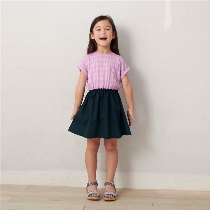 楽天市場 ベルメゾン ドッキングワンピース ラベンダー ブラック 90 100 110 1 130 ベルメゾン 子供服 子供 服 子供 キッズ 子ども 女の子 子供用 ｔシャツ 小学生 ベルメゾン ママ
