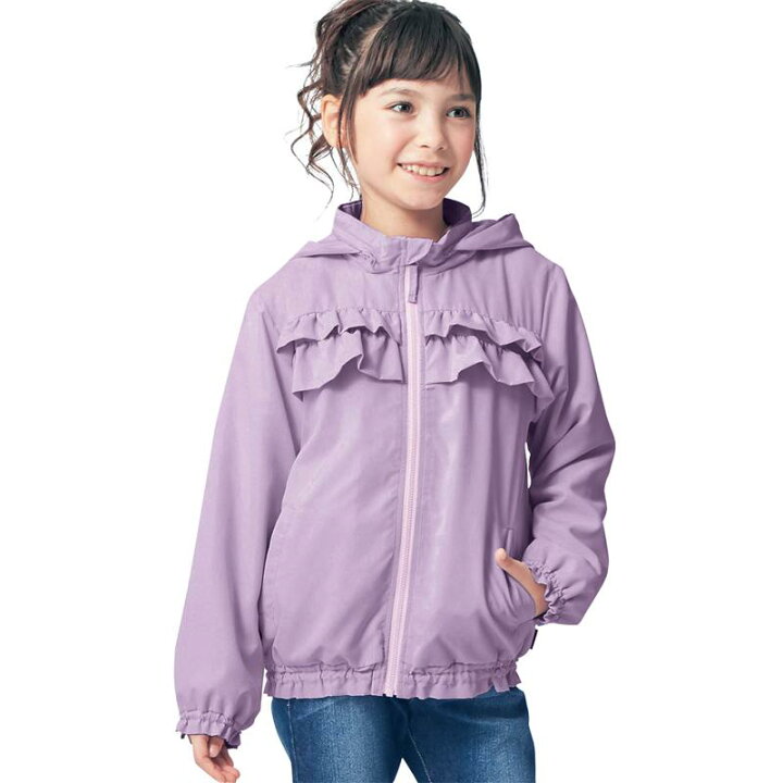 楽天市場 ベルメゾン フリルウィンドブレーカー ラベンダー 80 90 100 110 1 130 子供服 子供 服 女の子 子供用 ジャケット アウター 通園 通学 小学校 入園 入学 新学期 衣替え ジータ Gita 小学生 ベルメゾン ママ