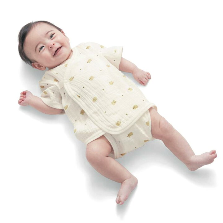 楽天市場 ベルメゾン ボタンの数が少なくて着せやすい モスリン ガーゼ 新生児 ロンパース ひつじ 50 60 ベビー服 ベビー 服 新生児 男の子 女の子 ベビー用品 新生児服 出産祝い ギフト プレゼント カバーオール ロンパース ベルメゾン ママ
