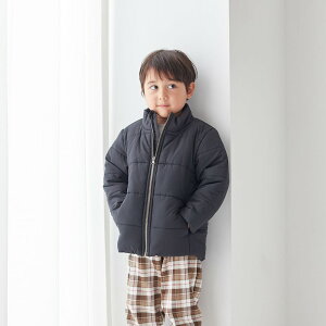 【ポイント5倍! 10/28 09:59迄】【ジータ/GITA】 かるっ!な首回りあったか 中わた 撥水 ジャケット ◆ 100 110 120 130 ◆ ◇ 軽量 あったか 防寒 子ども 子供 キッズ KIDS 服 アウター アウターウェア