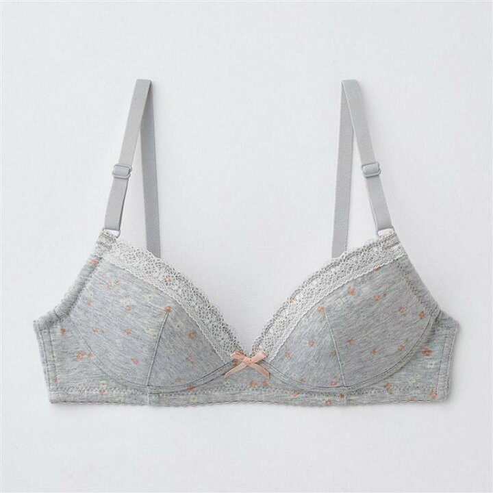 楽天市場 ベルメゾン 子供肌着 ガールズ ハミングシュシュ バストをやさしく包む 綿混 ノンワイヤーブラ 子ども 子供 キッズ 女の子 キッズ服 肌着 下着 インナー 下着 インナー ブラジャー 通学 22ss ベルメゾン ママ