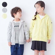【20％OFF★5/9 0:00-5/19 9:59】【プチプラGITA】 ライト スウェット ジップアップ パーカ ◆ 140 150 …