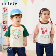【ミテテ/mitete】 ビッグシルエット 半袖 Tシャツ ◆ 80 90 95 ◆◇ ベビー ベビー服 トップス Tシャツ …