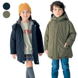 【ジータ/GITA】 ラグラン袖 で動きやすい 撥水 あったか 裏フリース ロング丈 コート ◆ 110 120 130 ◆ ◇ 子ども 子供 キッズ KIDS 子ども服 キッズ服 服 アウター アウターウェア 上着 コート ロング 男の子 女の子 冬 防寒 おしゃれ ベルメゾン ◇