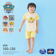 【10％OFF★7/18 0:00-7/27 9:59】【パウ・パトロール】 フェイスプリント 半袖 パジャマ ◆ 100 110 120…