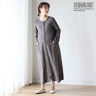 【ピーナッツ】産前 産後 兼用 マタニティサイズ 長袖 2WAY ワンピース パジャマ 「スヌーピー」◆ M-L /…