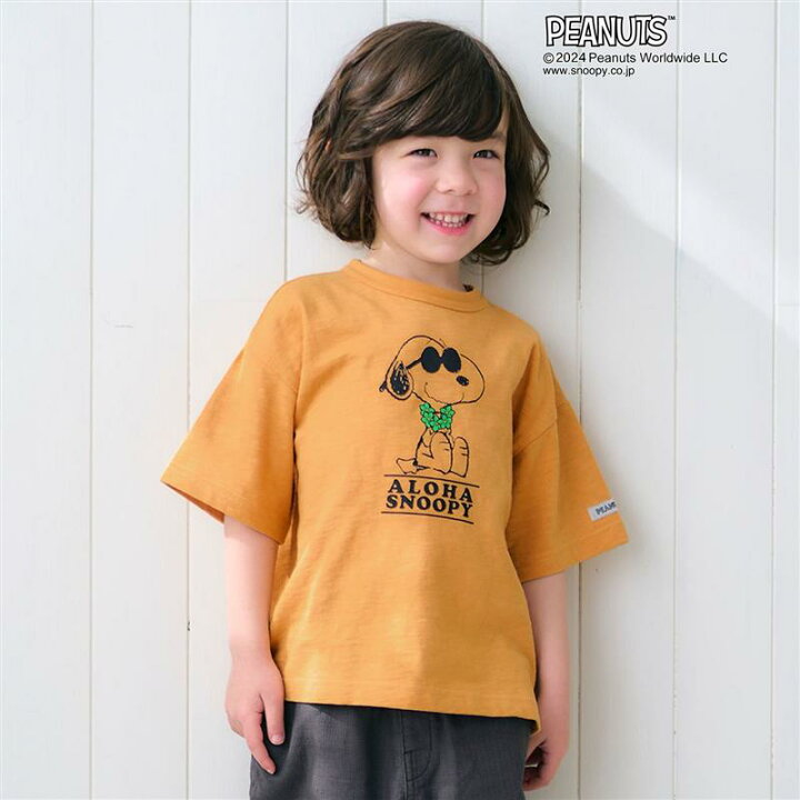 楽天市場】＼ ピーナッツ コラボ／ スヌーピー キッズ 半袖 Tシャツ 